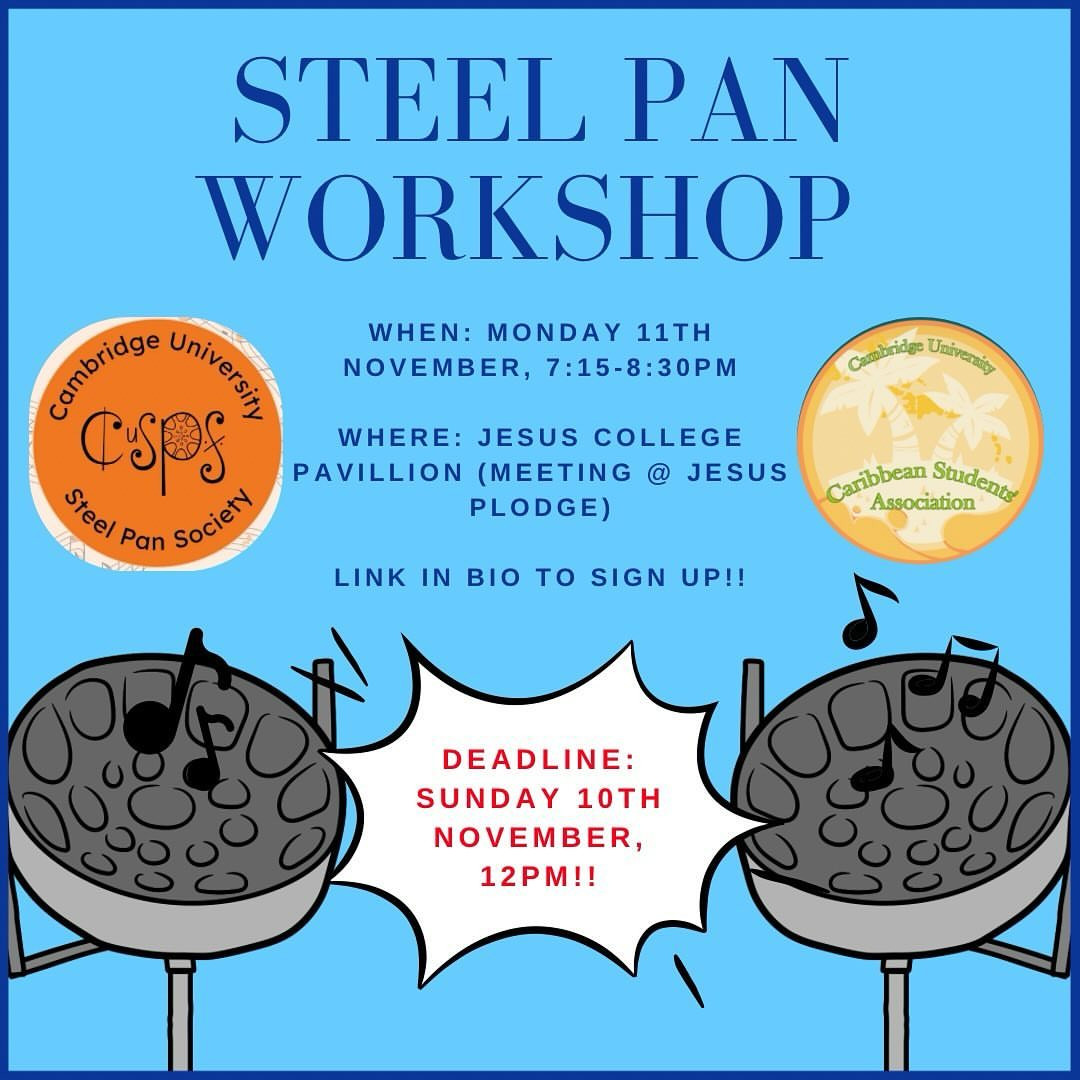 Free Steel Pan Workshop