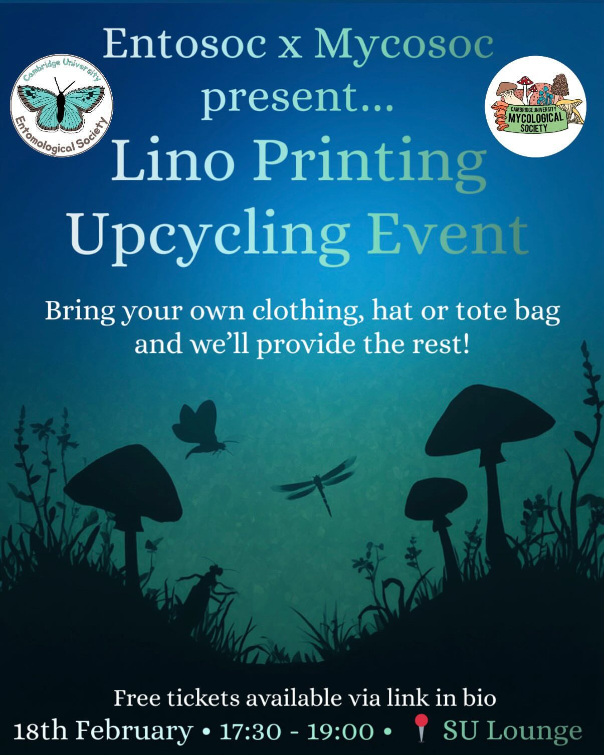 Lino Printing Upcycling Event
