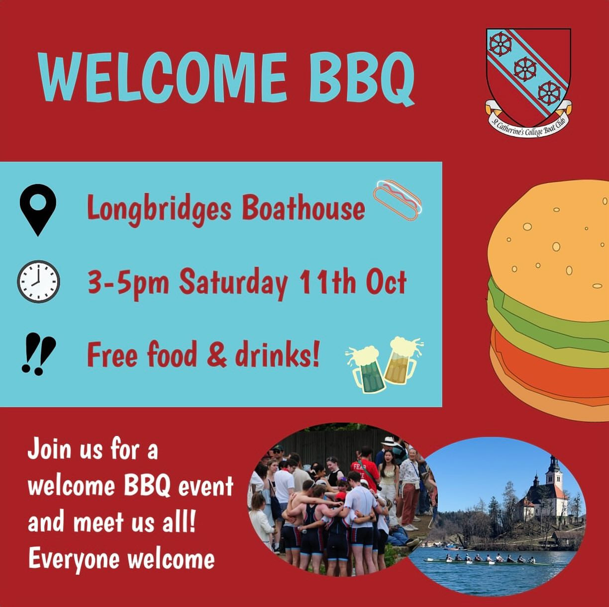 St Catz Boat Club 150th Anniversary Welcome BBQ