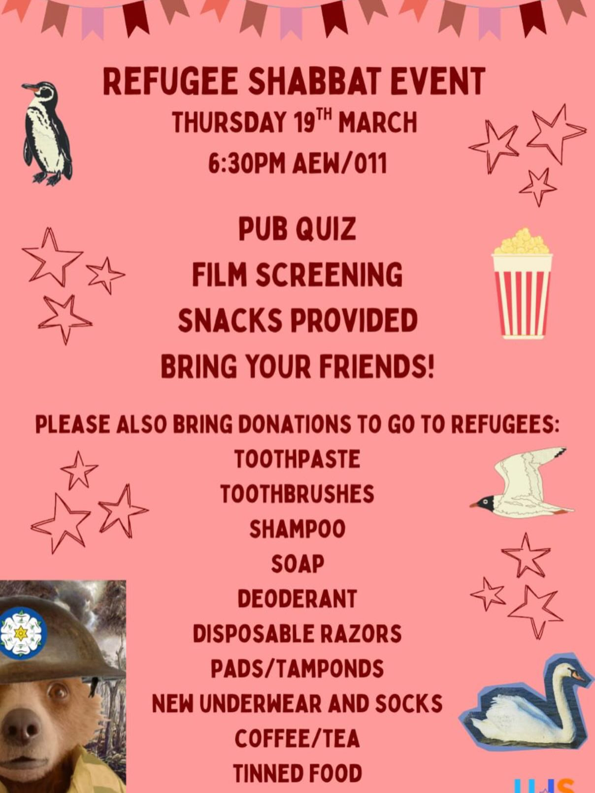Refugee Awareness Pub Quiz