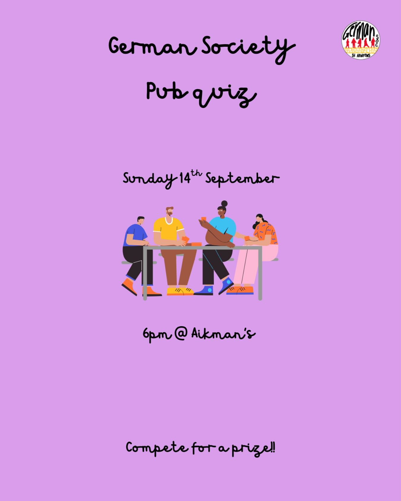 German Society Pub Quiz
