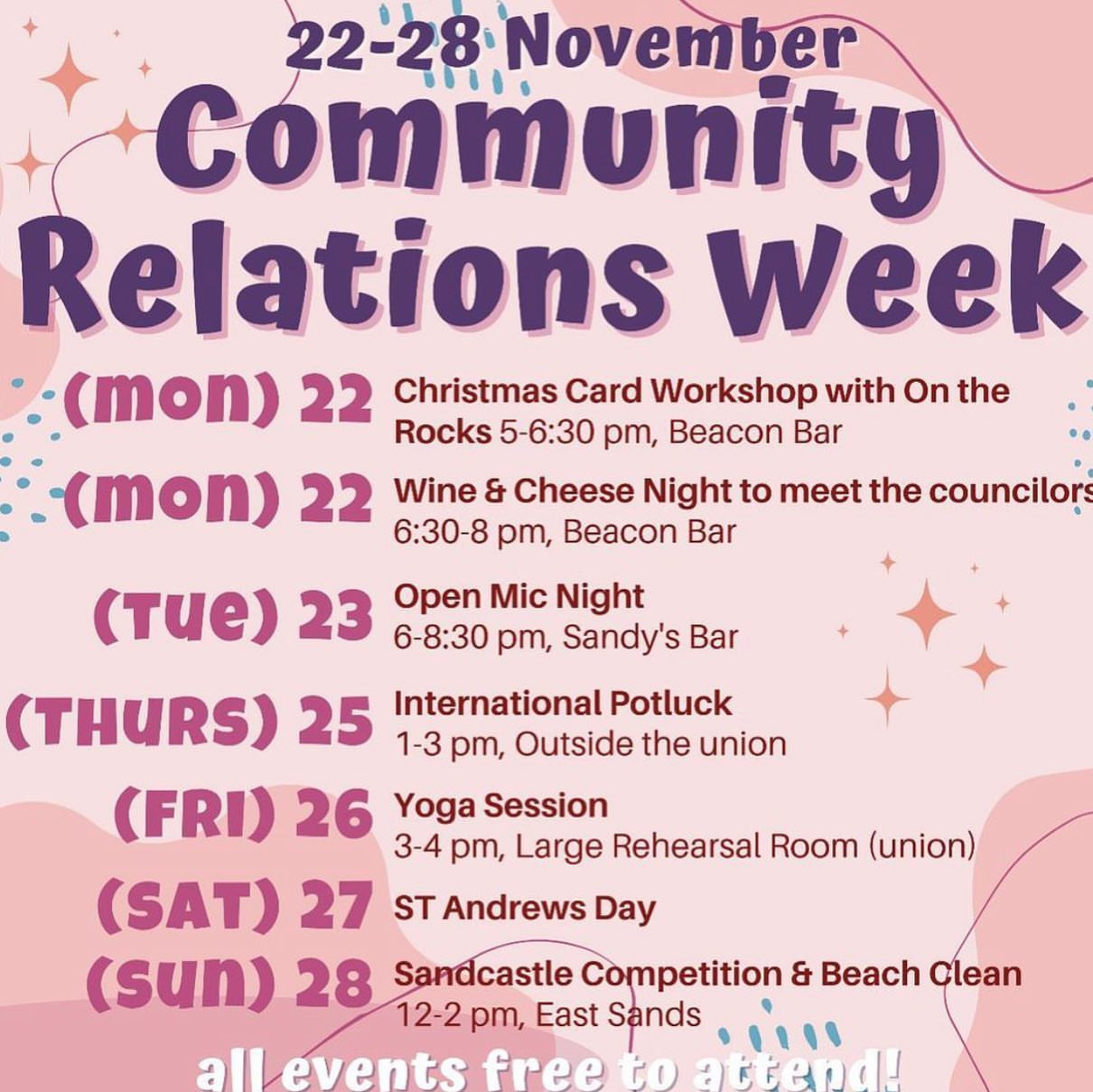 Community Relations Week Events