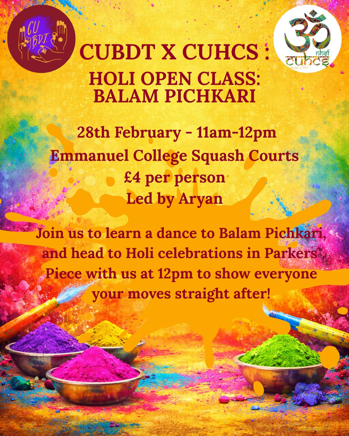Holi Open Class: Balam Pichkari
