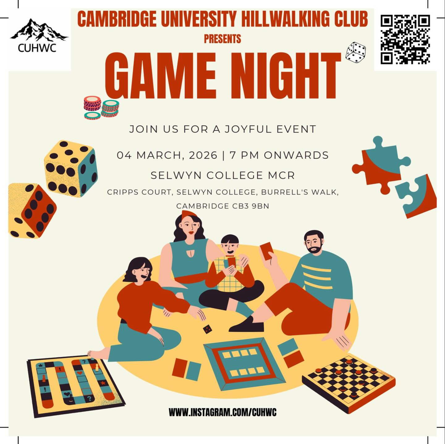 CUHWC Game Night
