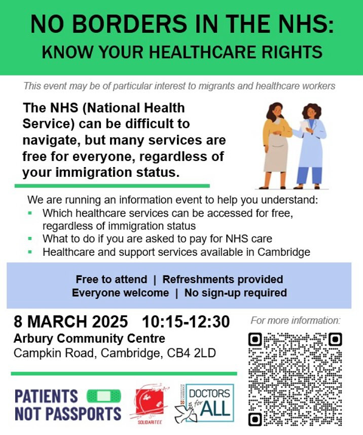 No Borders in the NHS: Know Your Healthcare Rights