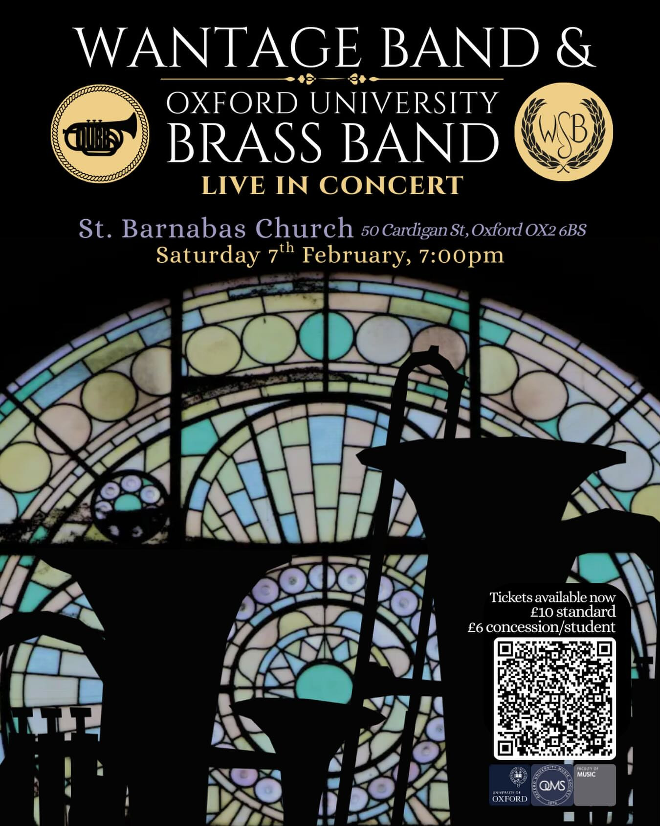 Wantage Band & Oxford University Brass Band Live in Concert