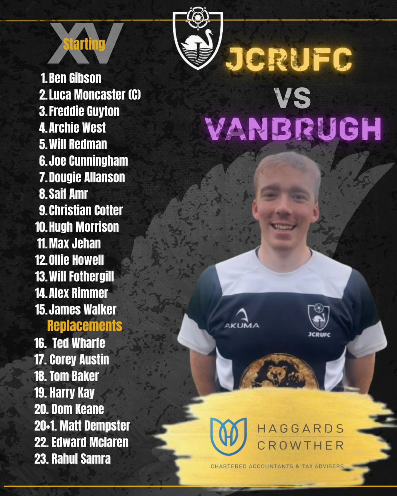 JCRUFC vs Vanbrugh Varsity Qualifiers