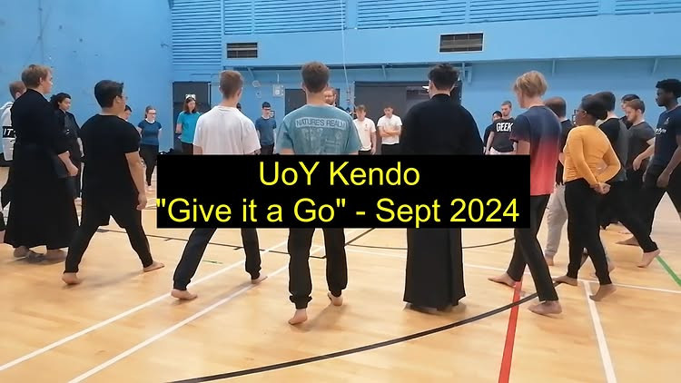 UoY Kendo 'Give it a Go' Session