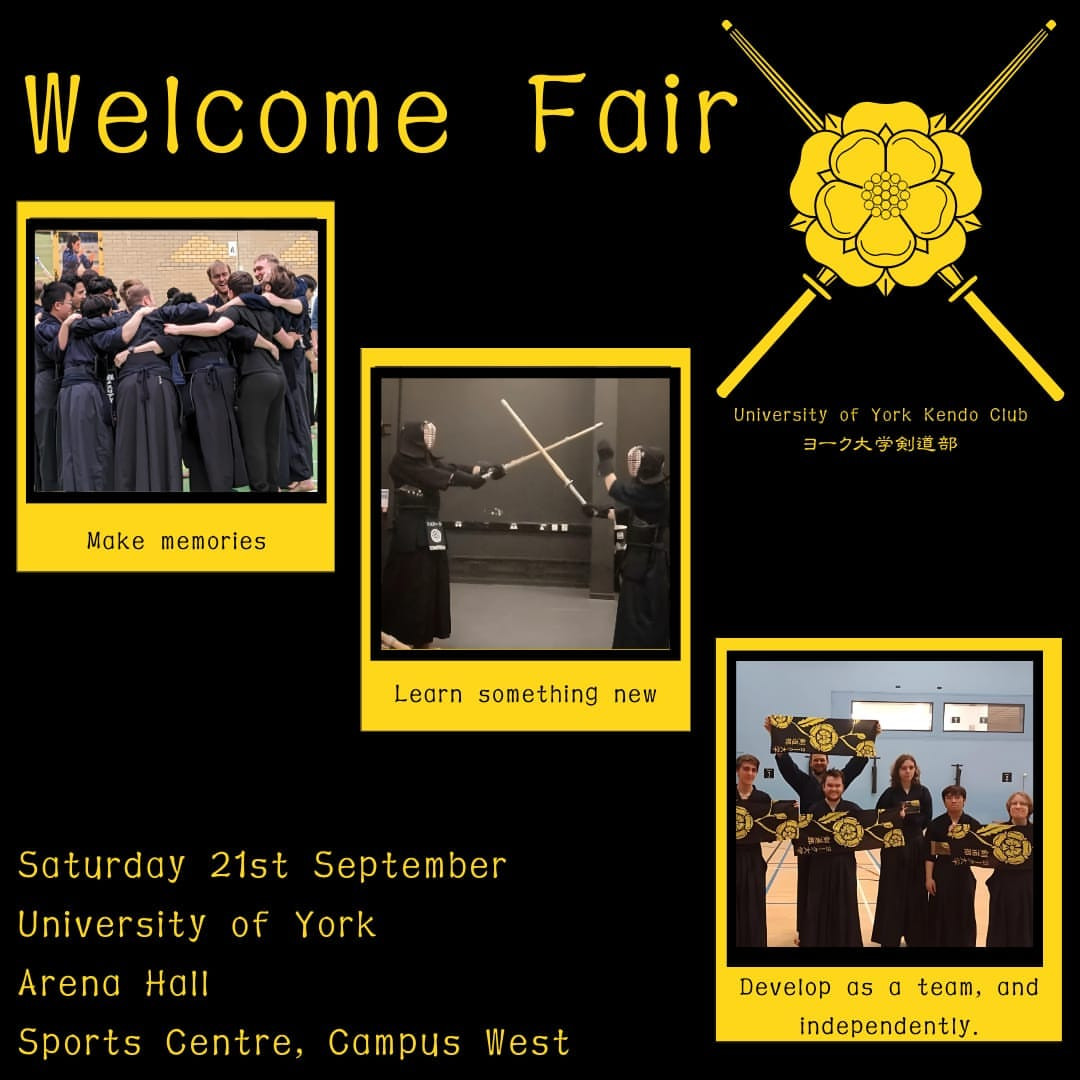 University of York Welcome Fair - Kendo Club Stall