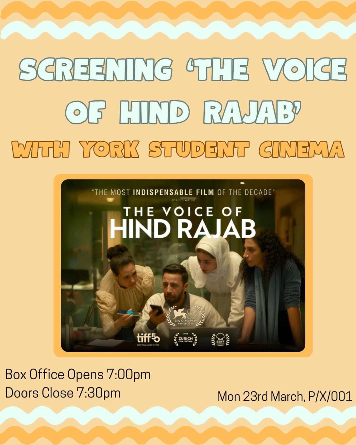Screening 'The Voice of Hind Rajab'