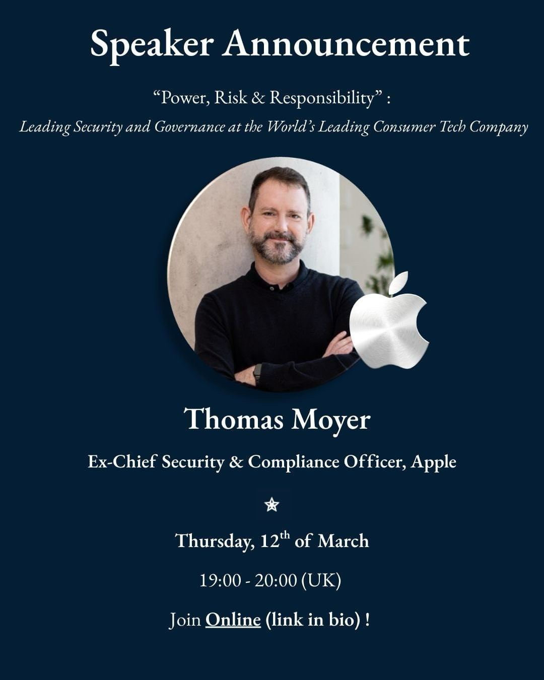 Power, Risk & Responsibility: Leading Security and Governance at the World's Leading Consumer Tech Company