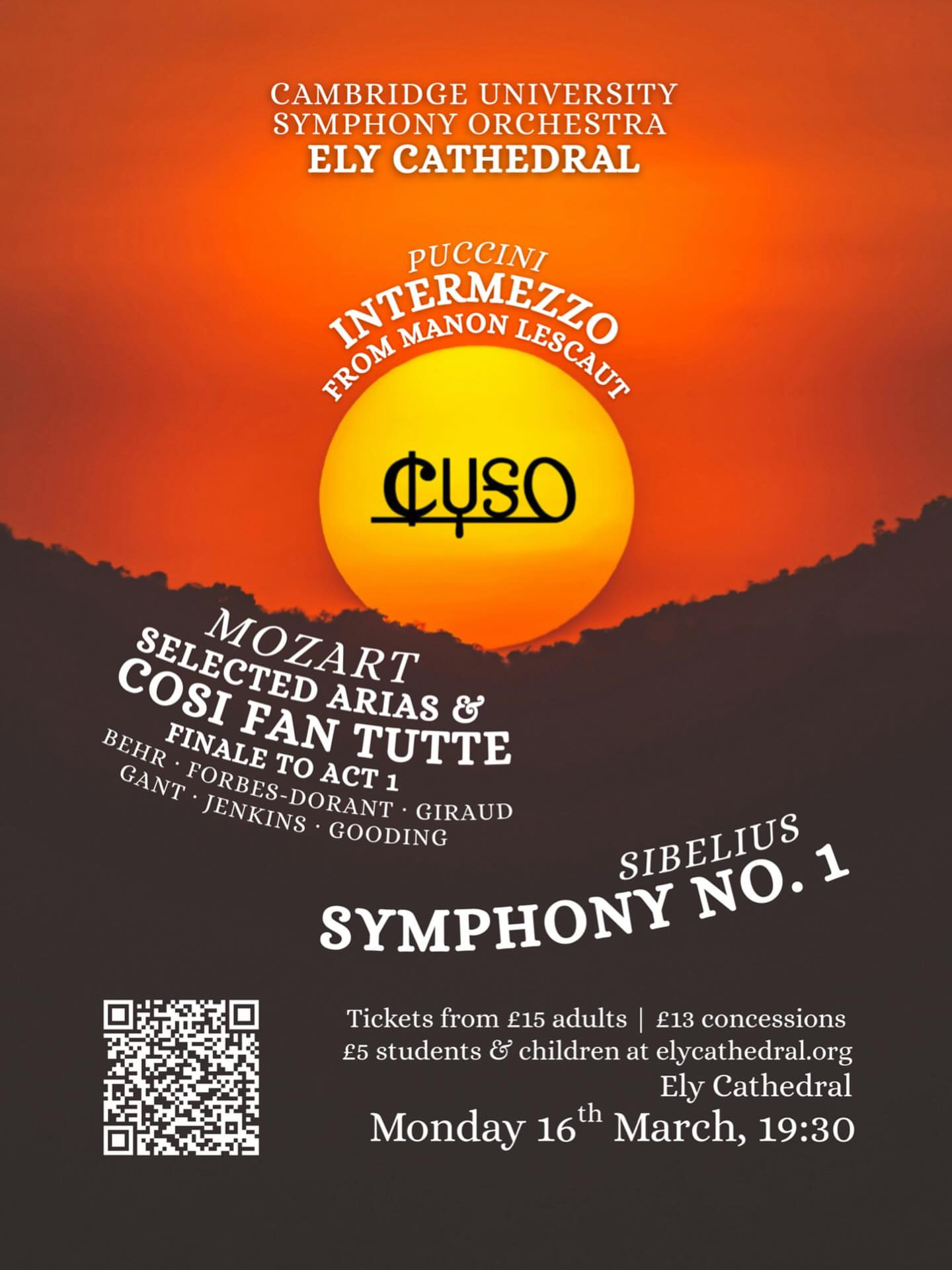 CUSO Lent Concert at Ely Cathedral
