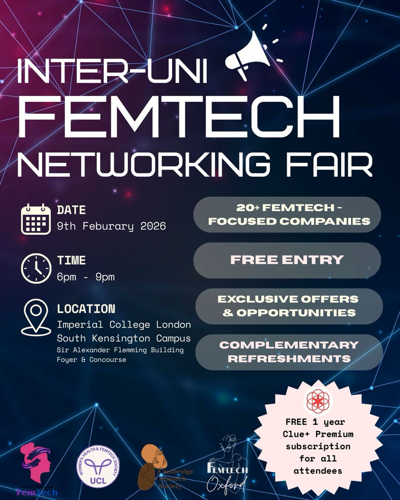 Inter-Uni FemTech Networking Fair