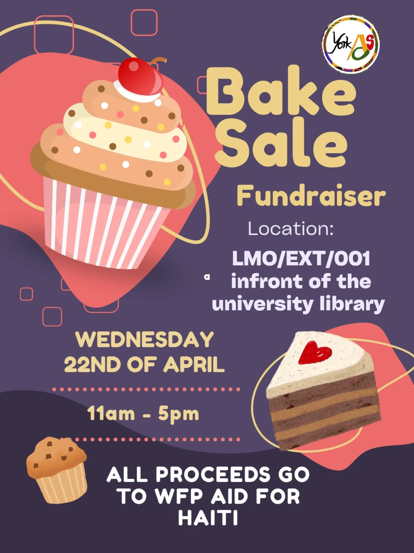 Bake Sale Fundraiser for Haiti