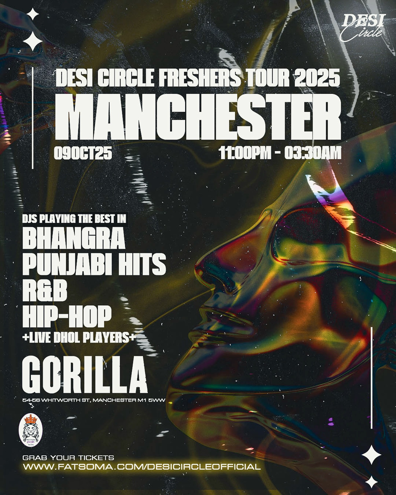 Desi Circle Freshers Tour 2025: Manchester