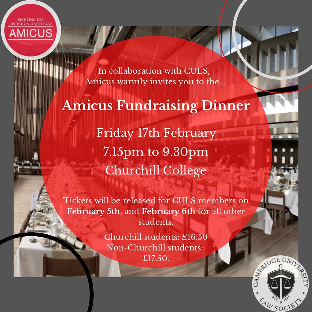 Amicus Fundraising Dinner