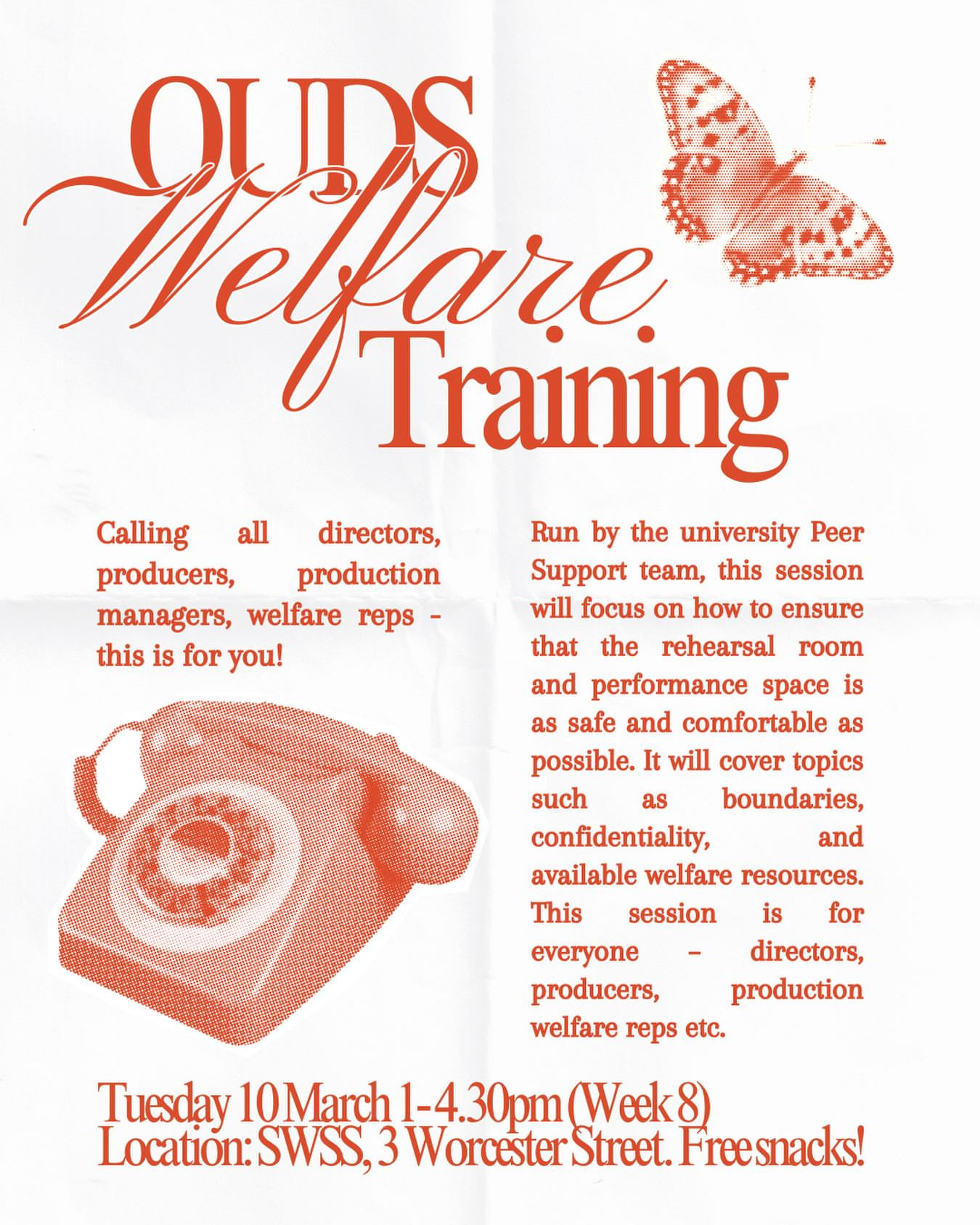 OUDS Welfare Training