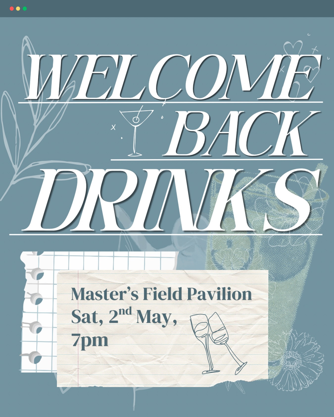 Welcome Back Drinks