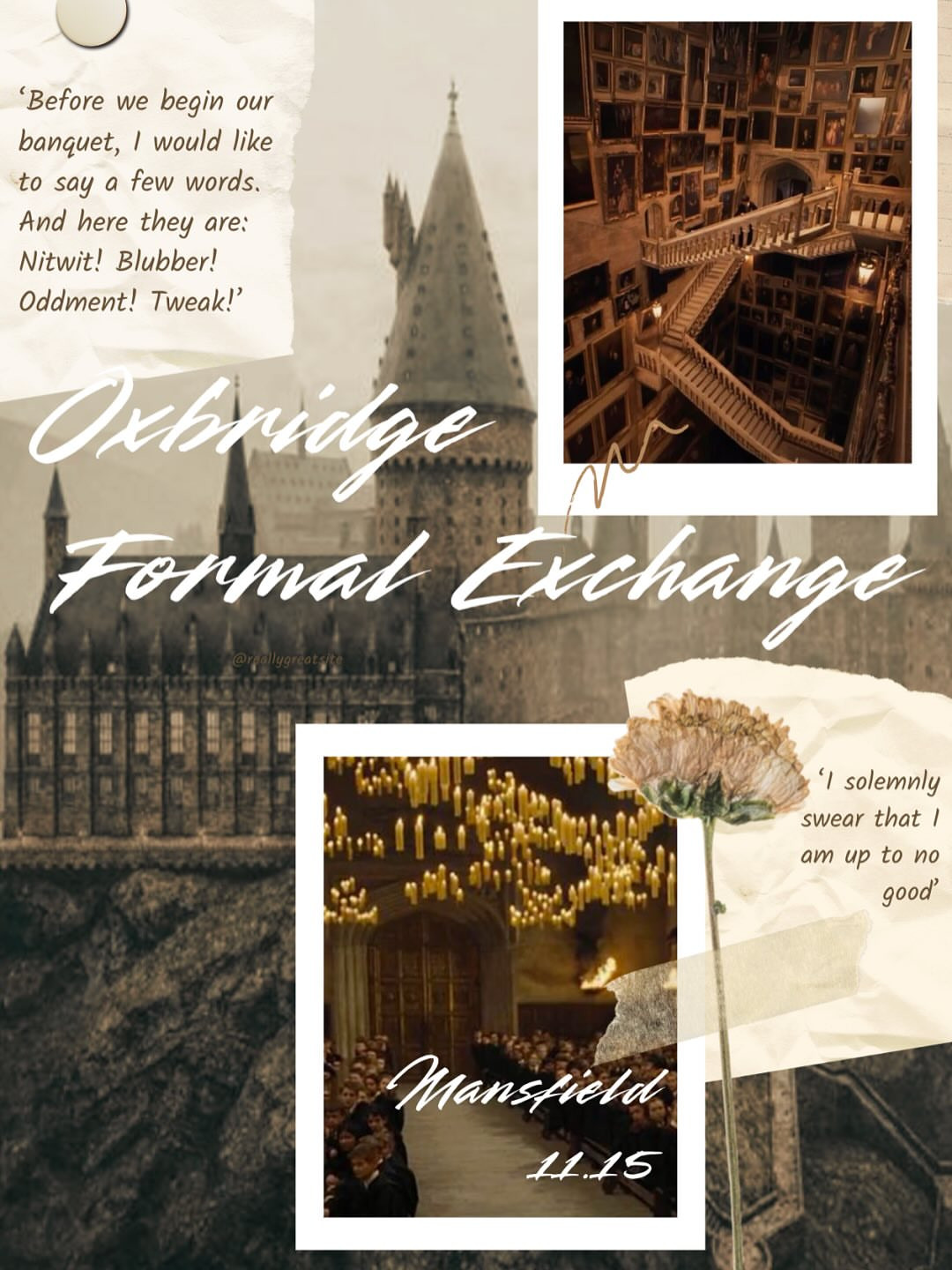 Lumos Soirée | Oxbridge Formal Exchange