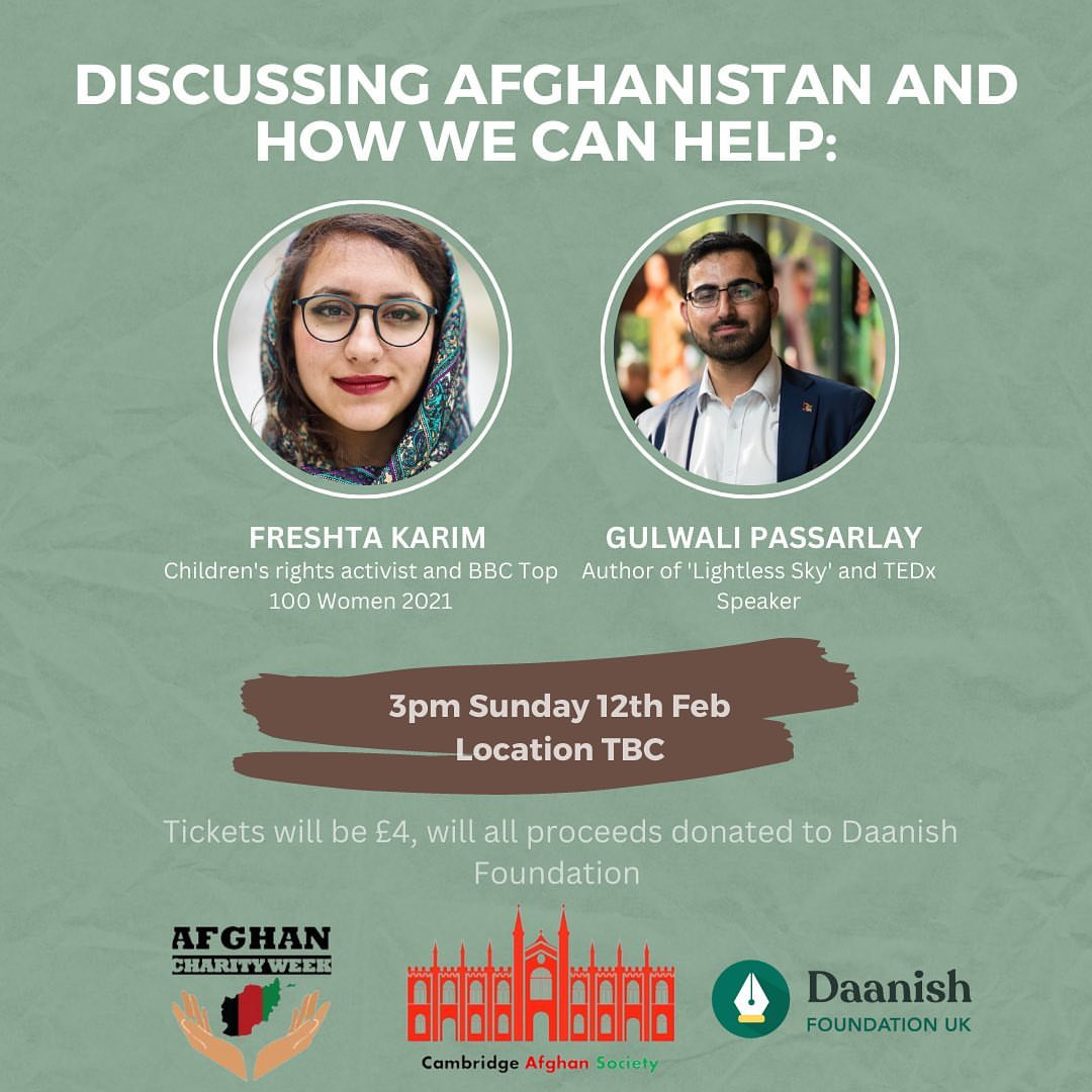 Discussing Afghanistan and How We Can Help Speaker Event