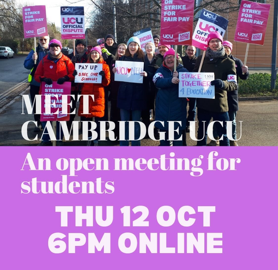 Cambridge UCU Open Meeting