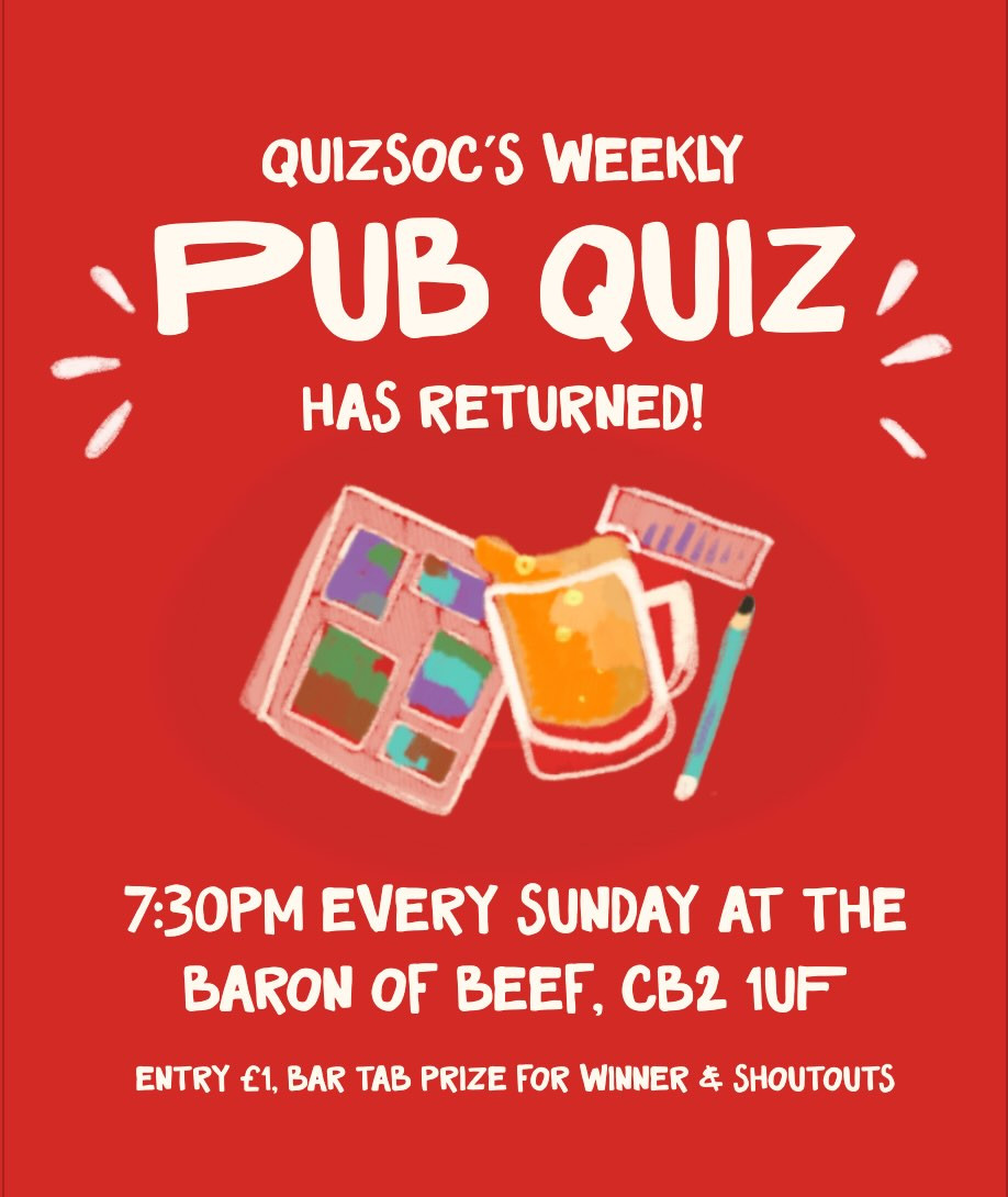 QuizSoc Weekly Pub Quiz