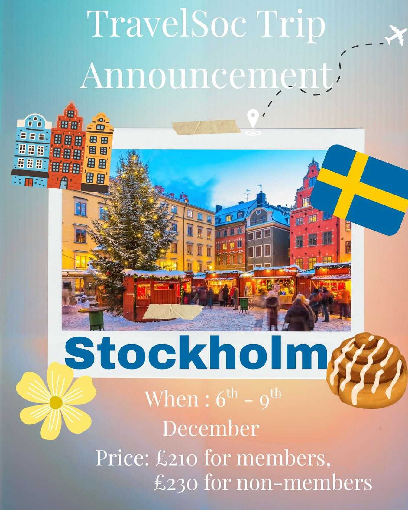 TravelSoc Trip Announcement: Stockholm