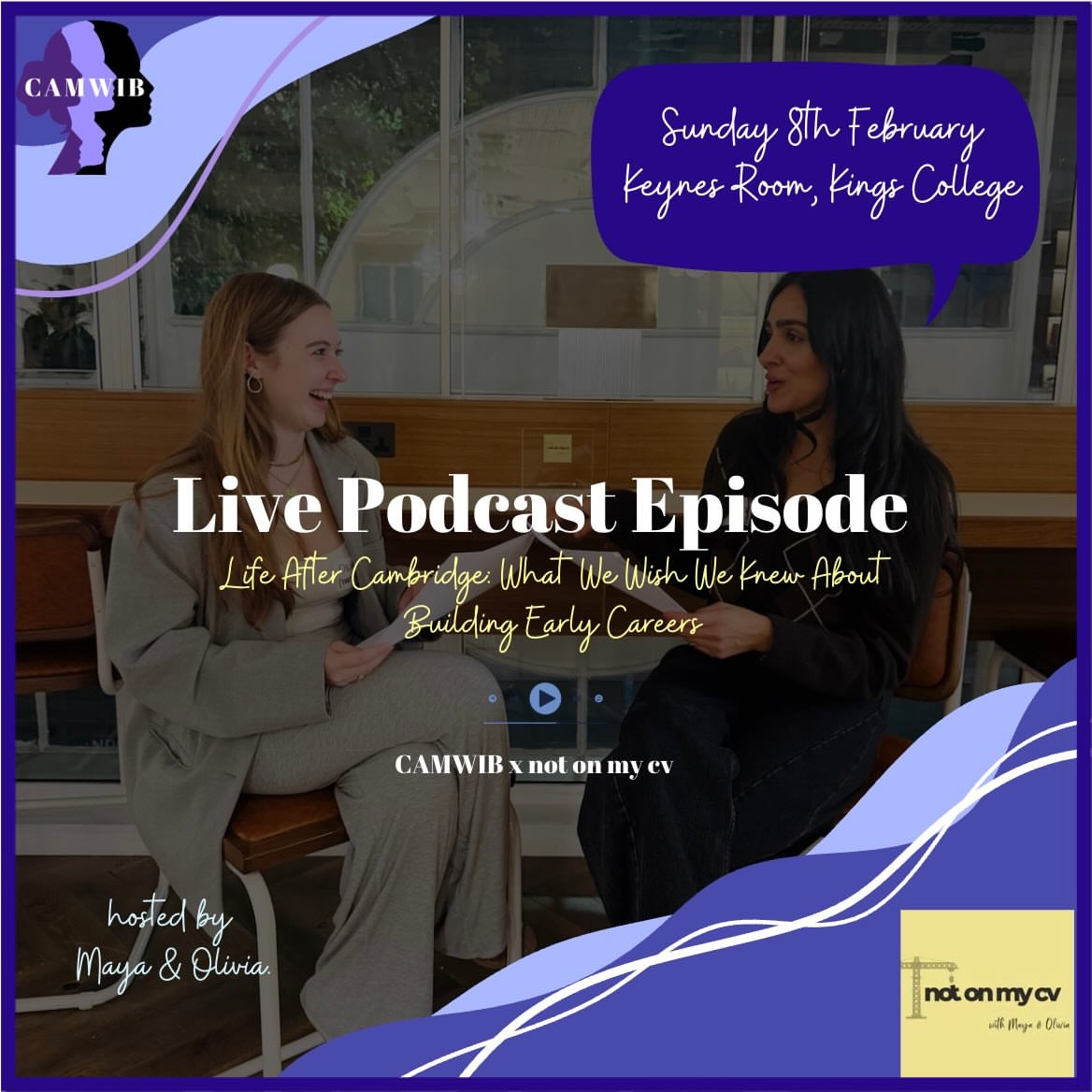 Live Podcast Episode: Life After Cambridge