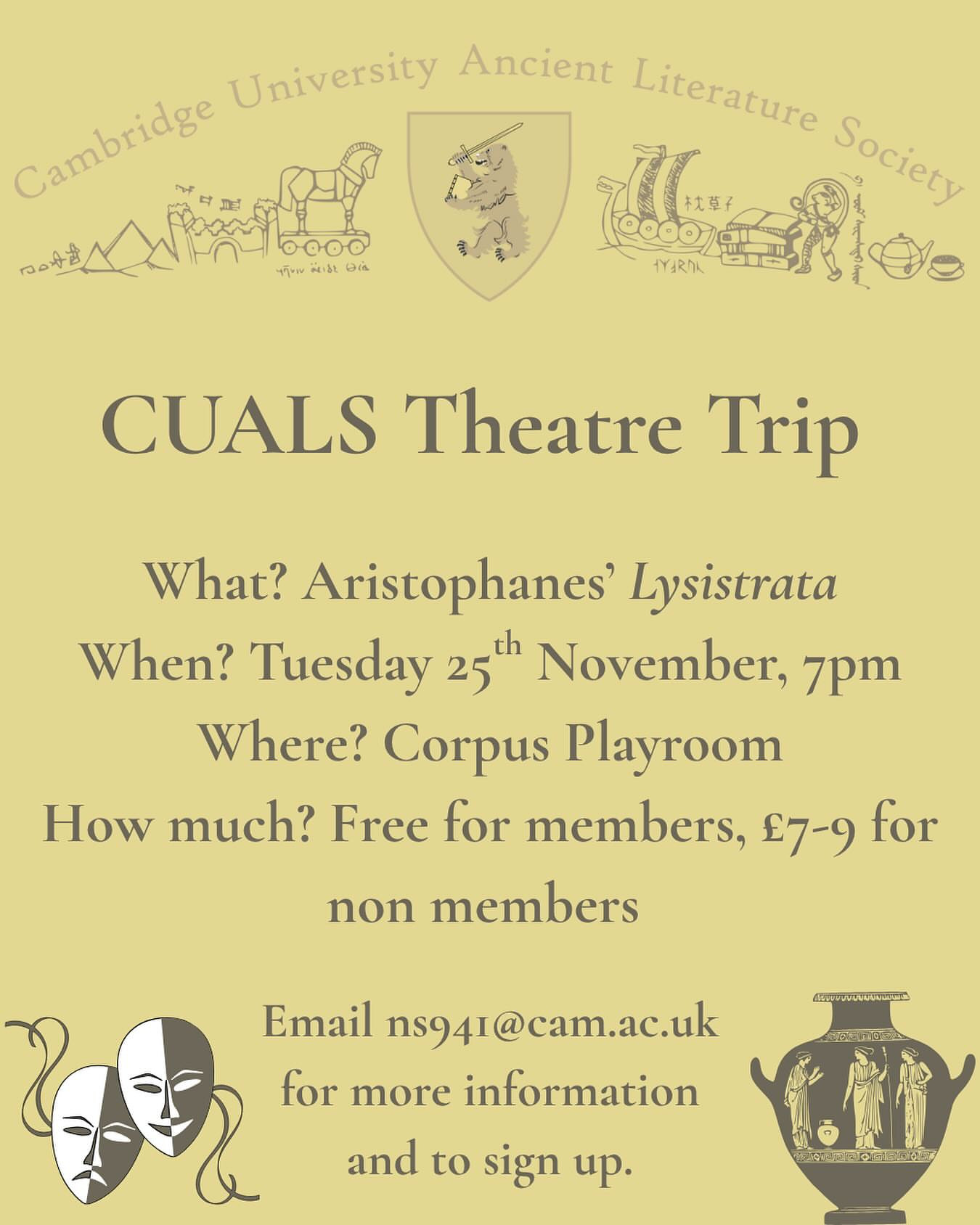 CUALS Theatre Trip: Lysistrata