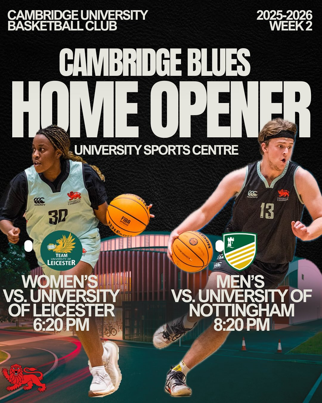 Cambridge Blues Home Opener - Week 2
