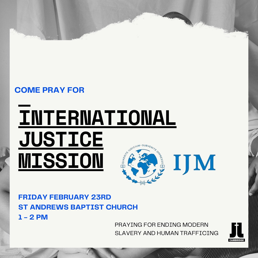 Prayer for International Justice Mission (IJM)