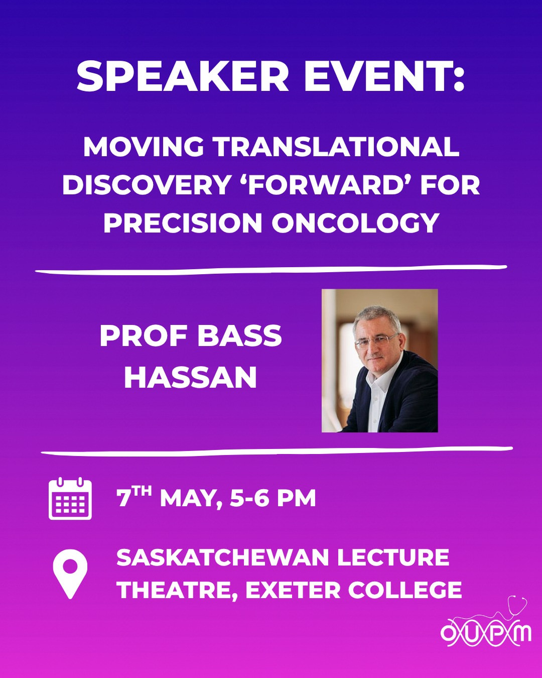 Speaker Event: Moving translational discovery ‘forward’ for precision oncology