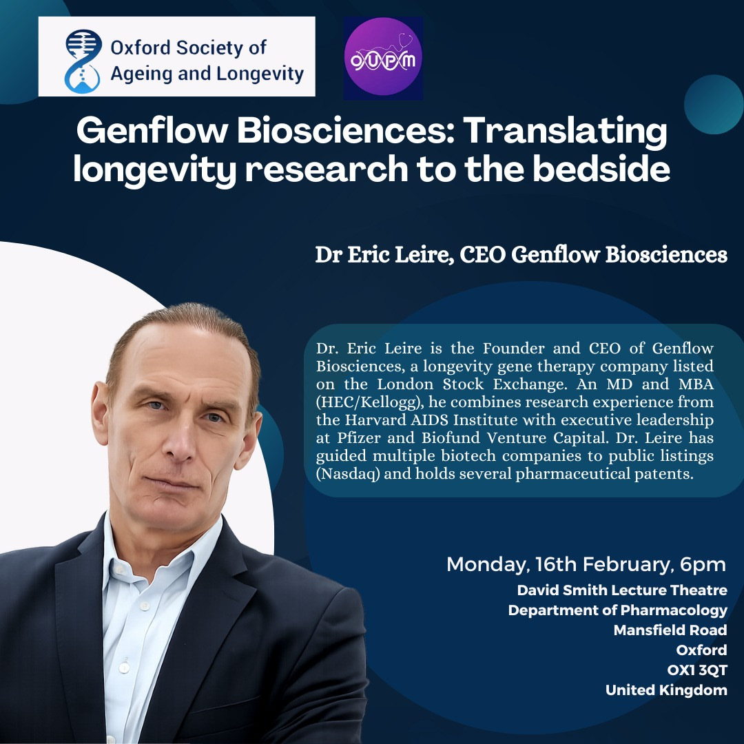 Genflow Biosciences: Translating longevity research to the bedside
