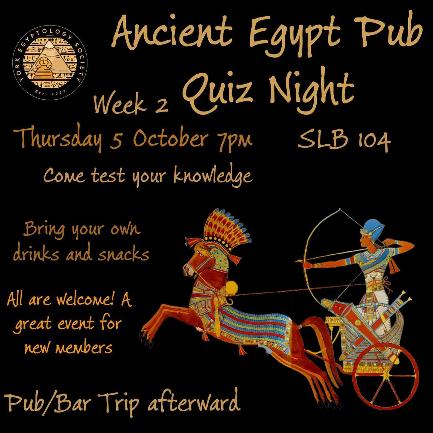 Ancient Egyptian Quiz Night