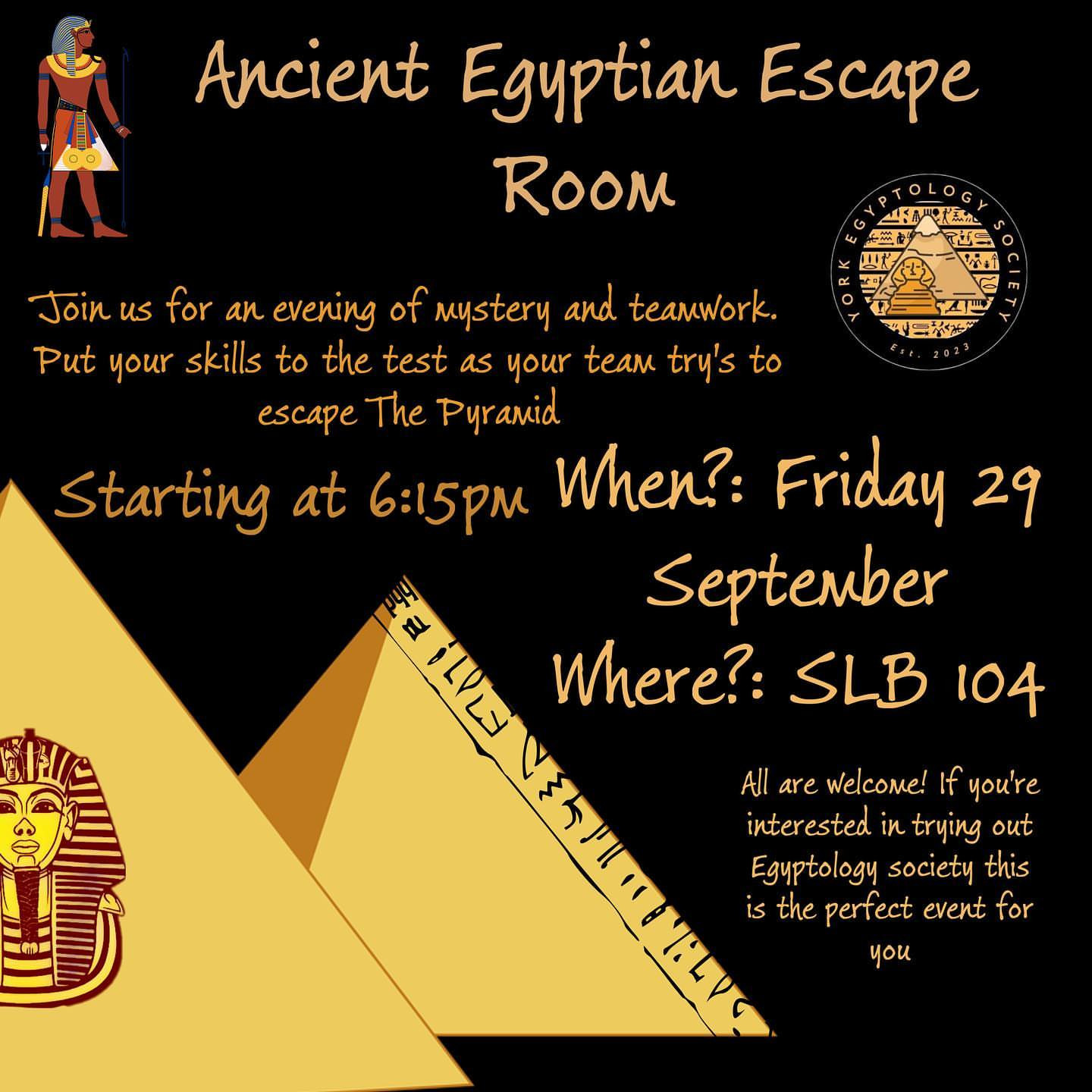 Ancient Egyptian Escape Room