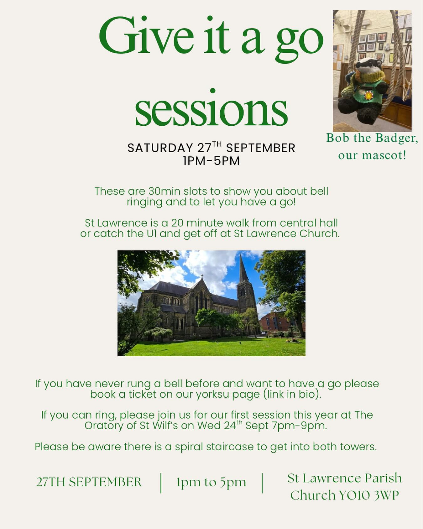 Bellringing Give it a Go Session