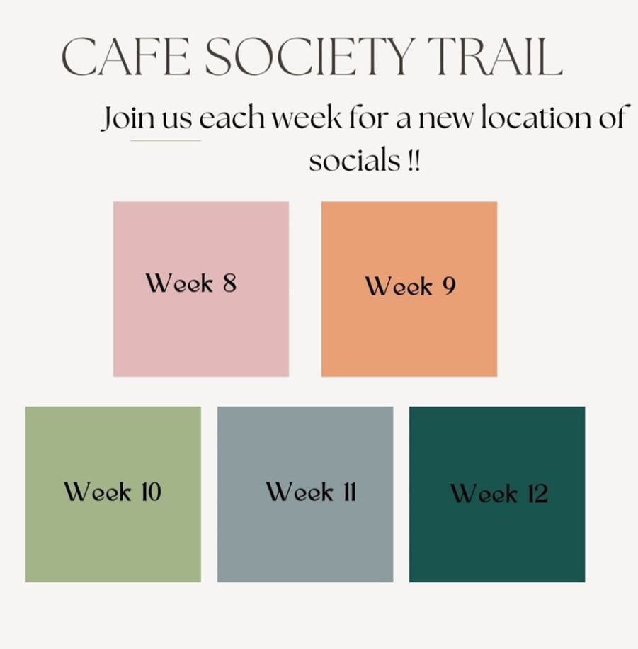 Cafe Society Trail - Week 9