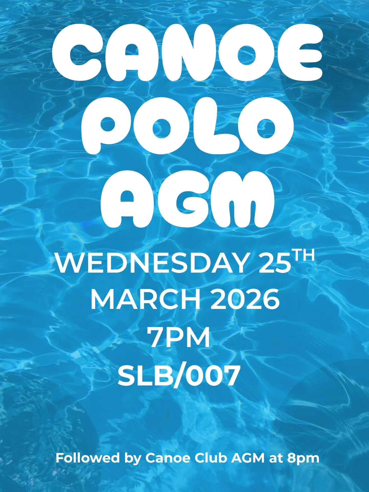 Canoe Polo AGM