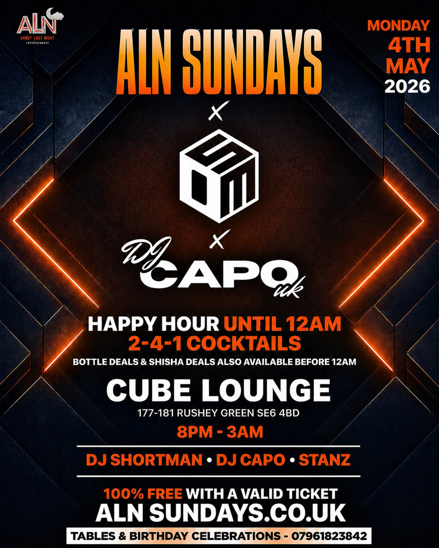 ALN Sundays x DJ Capo x DJ Shortman