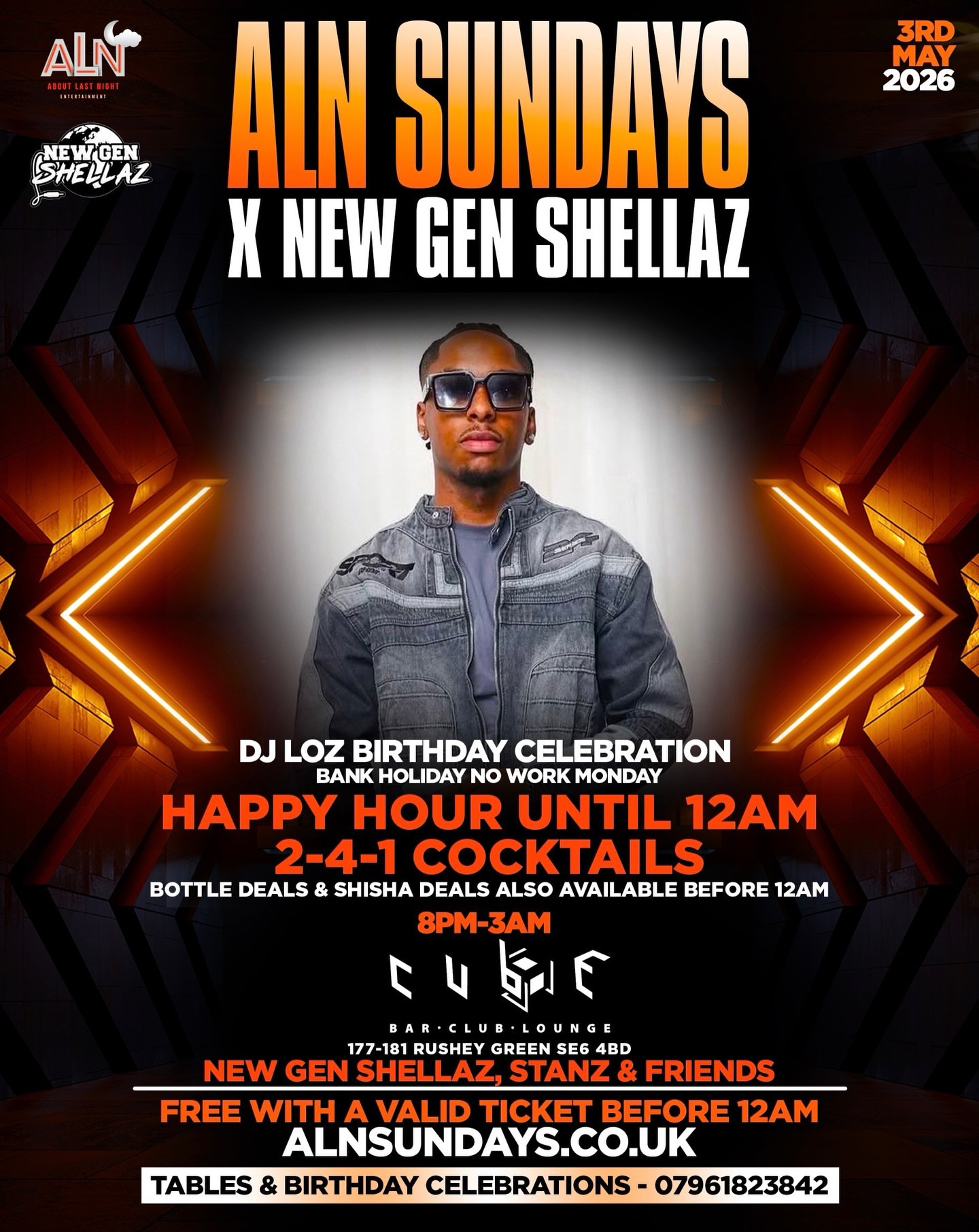 ALN Sundays x New Gen Shellaz (DJ Loz Birthday)