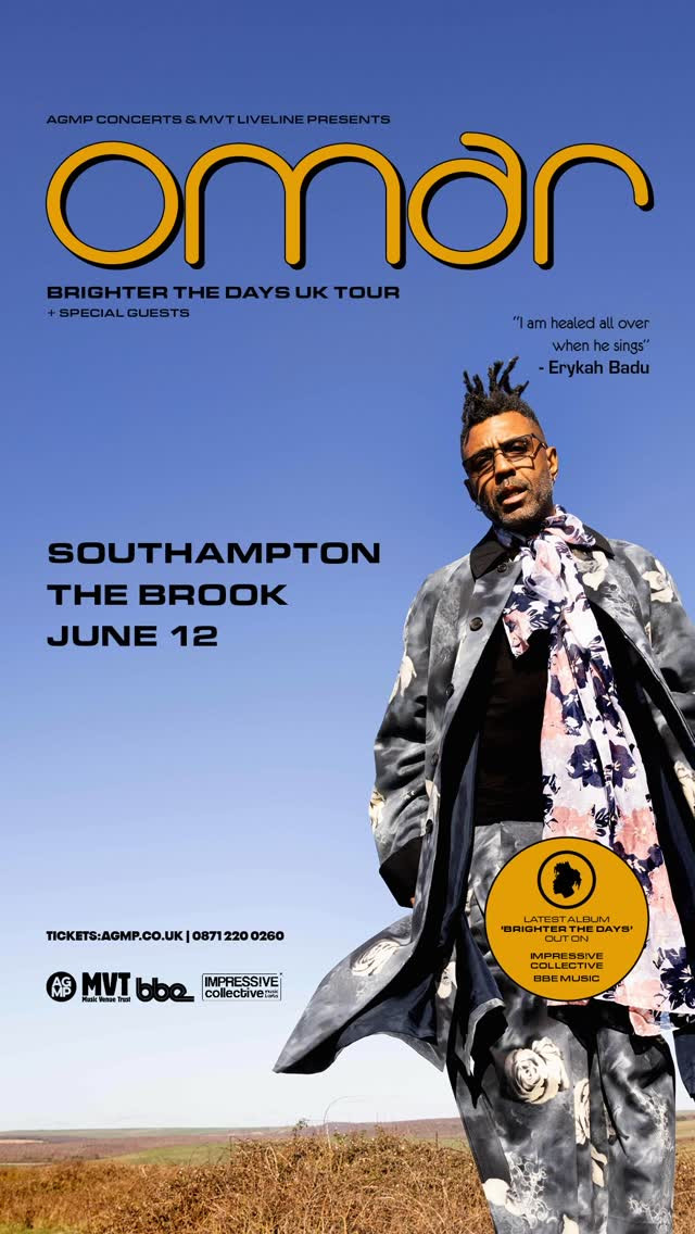 Omar 'Brighter The Days' Tour
