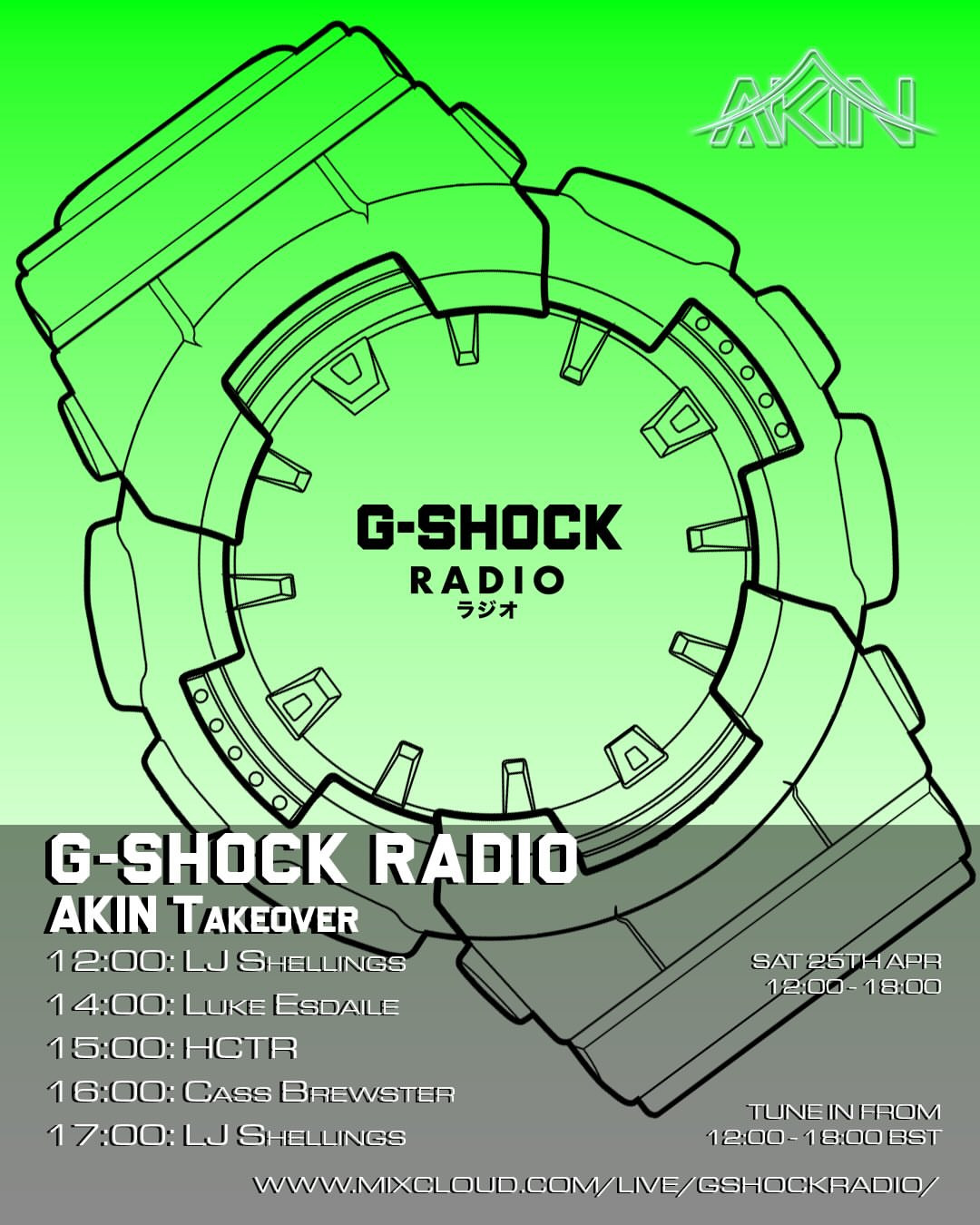 Akin presents G Shock Radio