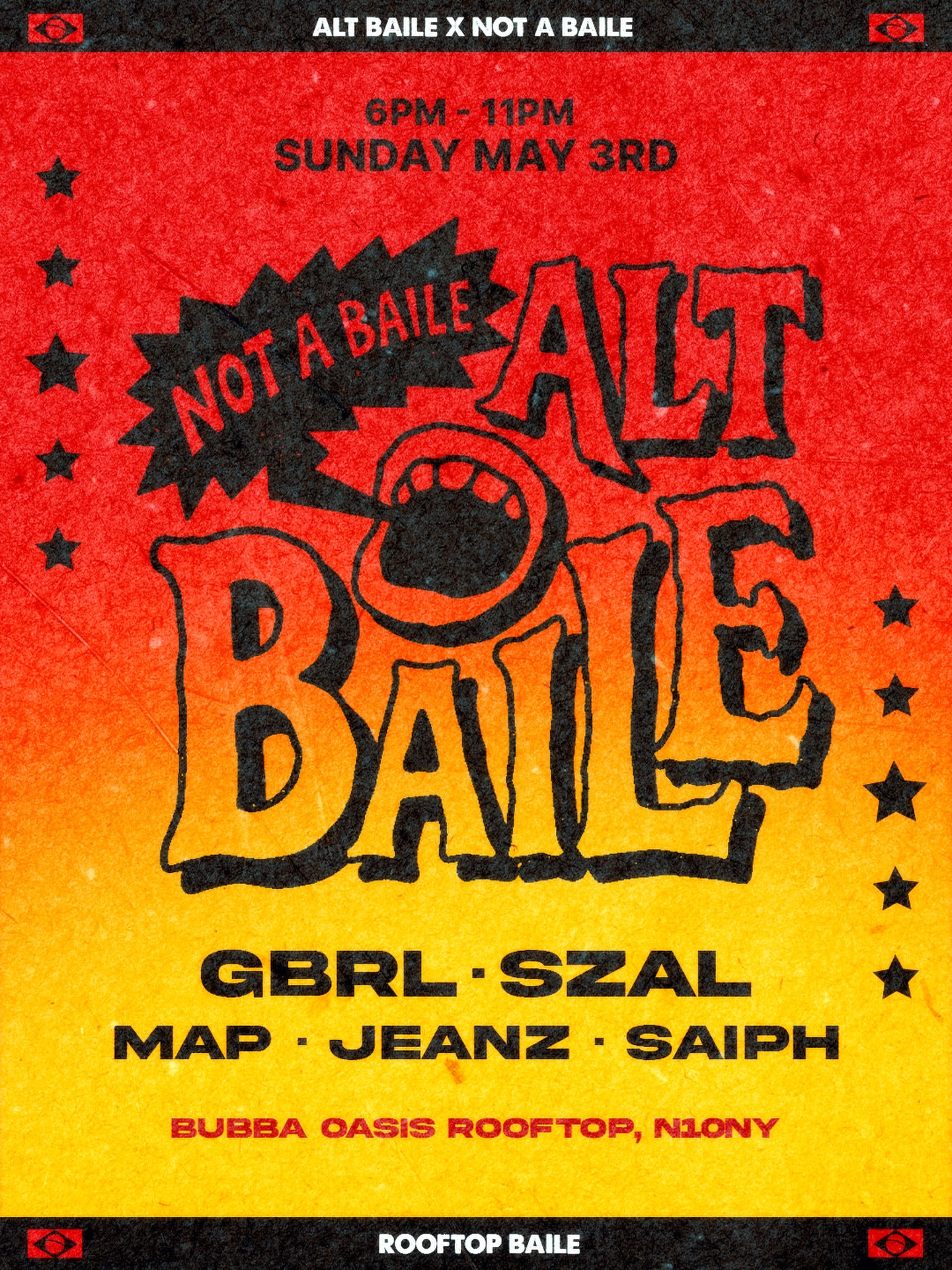 Alt Baile x Not A Baile Summer Rooftop Baile