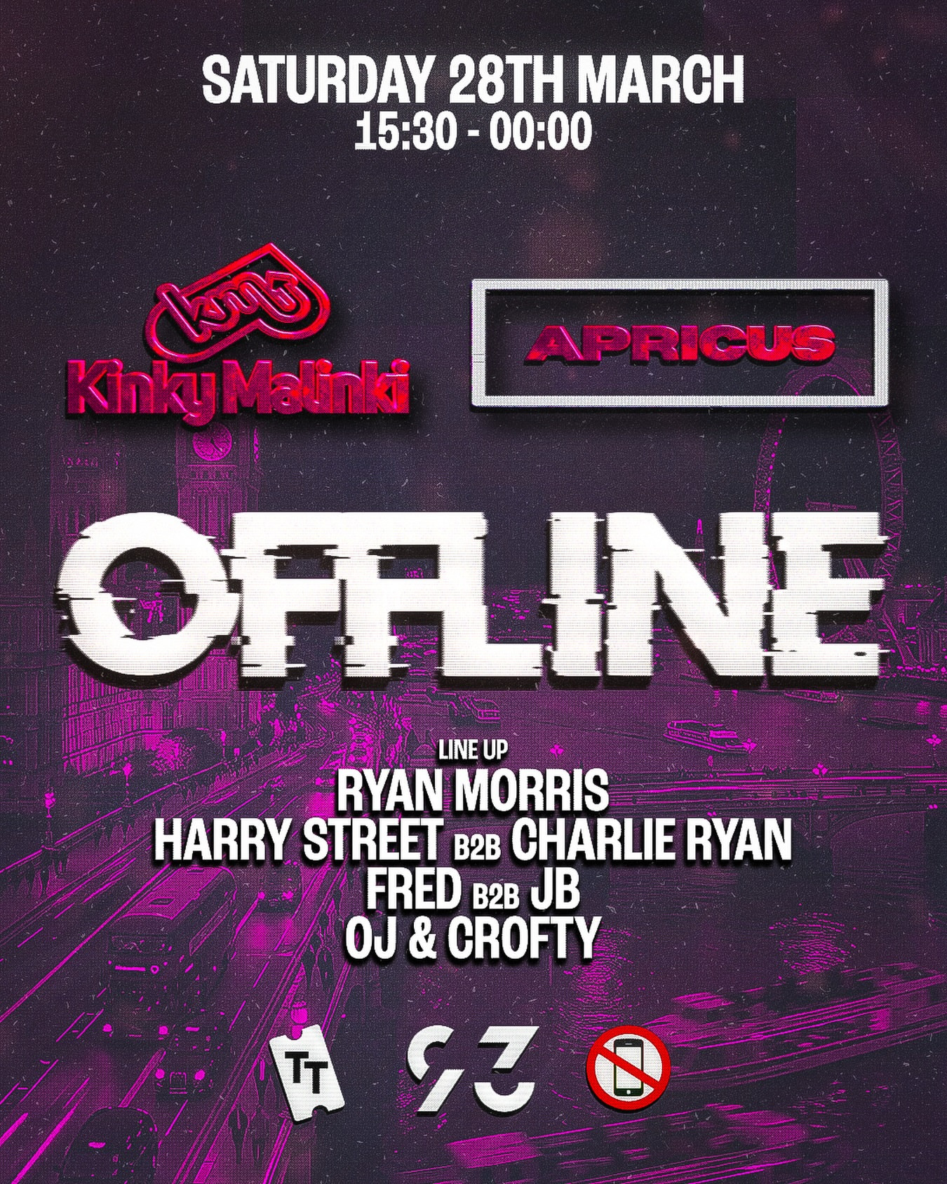 Kinky Malinki x Apricus Offline at 93 Feet East