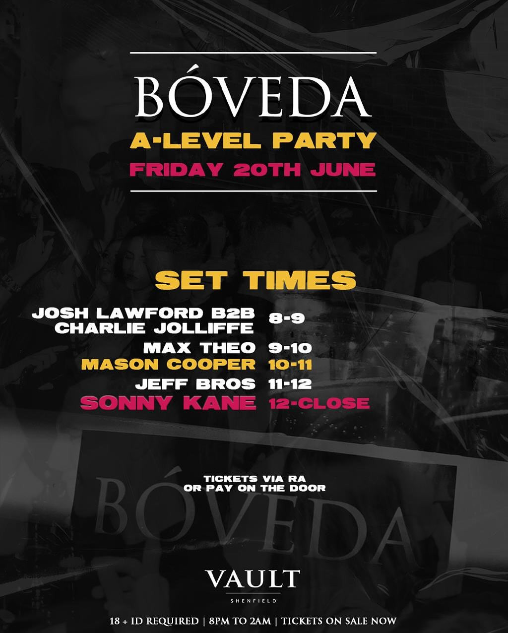Bòveda - A-Level Party