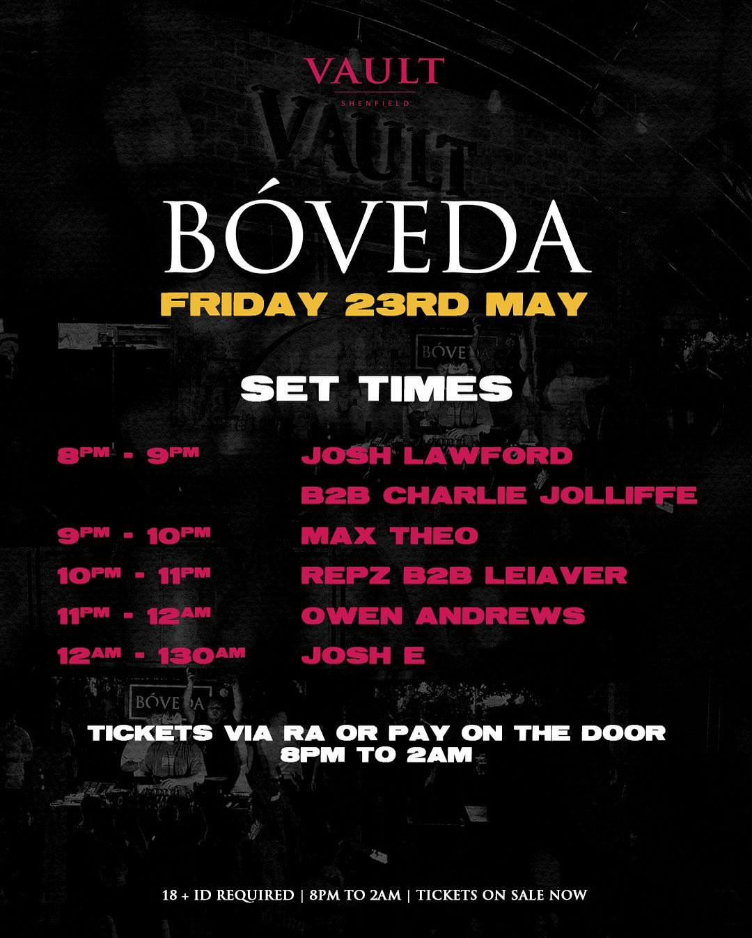 Bòveda - May Bank Holiday Special