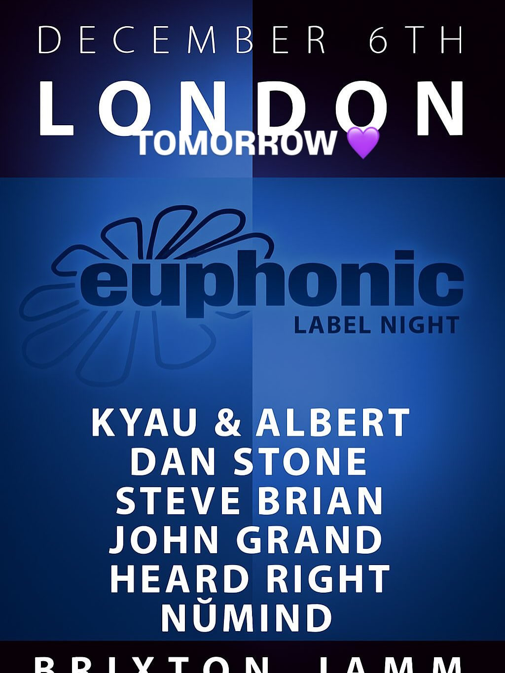 Euphonic Records Label Night & Bermudamusic UK Christmas Party