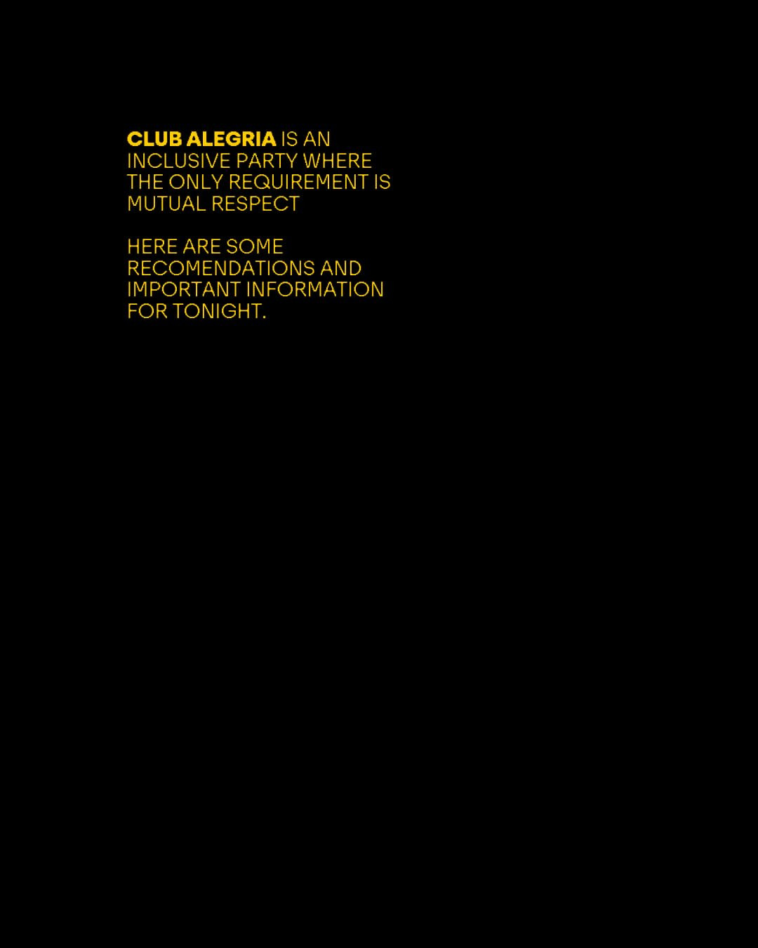 Club Alegría at The Bath House - Friday 27th March
