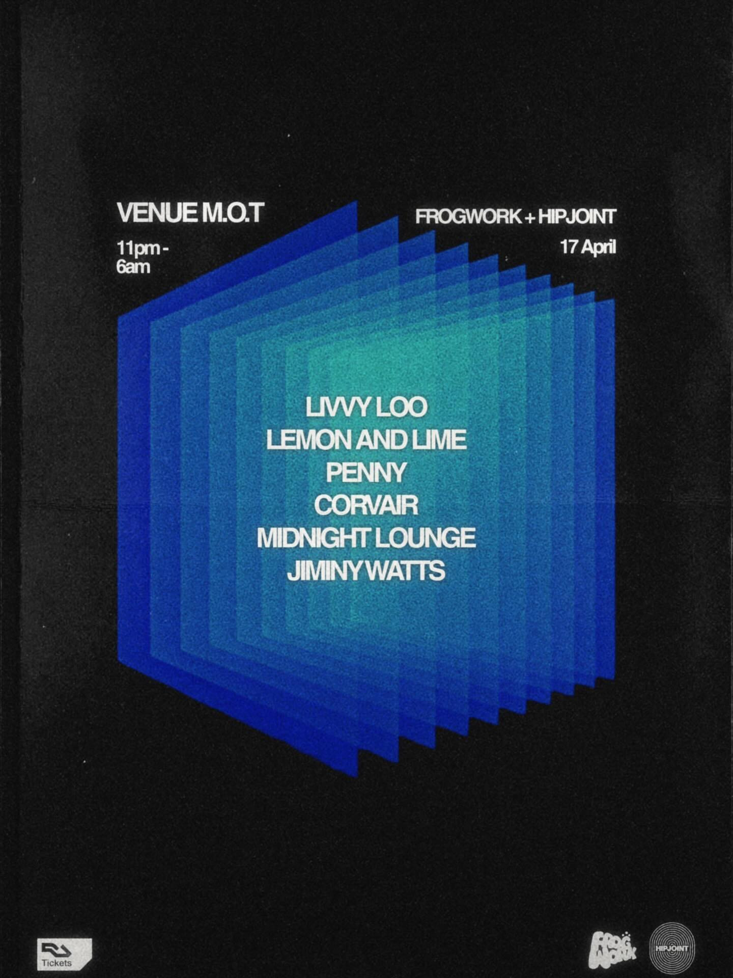 Frogwork & HIPJOINT Bash at MOT LDN