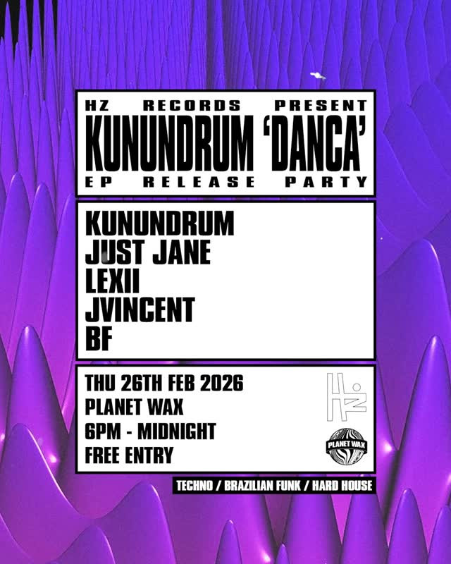 HZ Records: Kunundrum 'Danca' EP Release Party